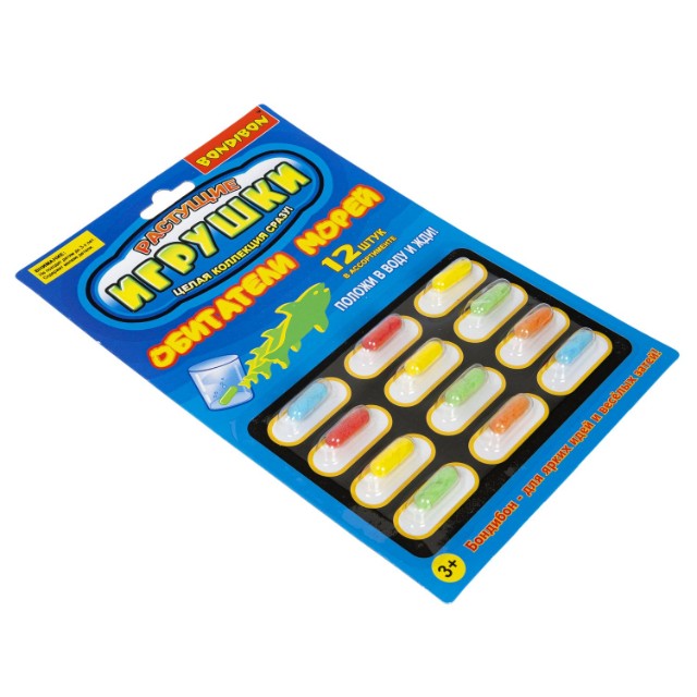 Набор Растущие в воде Обитатели морей 12шт в асс-те (антистресс) Превью 4