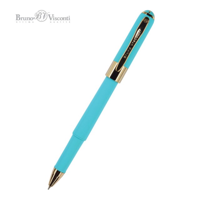 Набор подар BV Megapolis flex синий флуор ежедневник А5 + ручка Превью 2