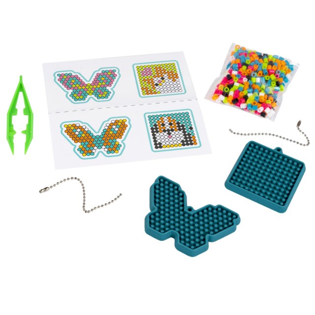 Творч Мозаика Кошка, собака, бабочки, 2 сменные формы-брелока из силикона, 4 схемы Превью 3