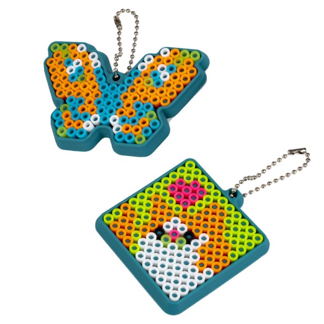 Творч Мозаика Кошка, собака, бабочки, 2 сменные формы-брелока из силикона, 4 схемы Превью 2