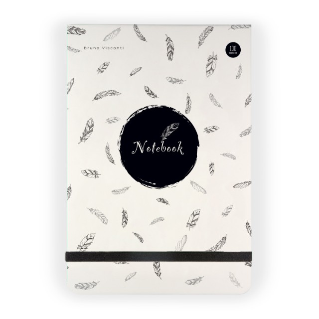Блокнот А5 100л кл BV Megapolis journal Black&white 4 вида Превью 5