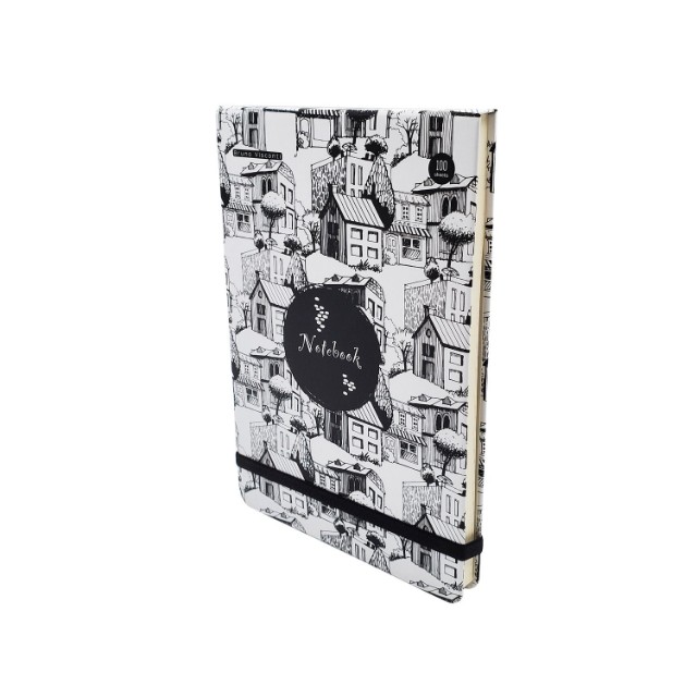 Блокнот А5 100л кл BV Megapolis journal Black&white 4 вида Превью 4
