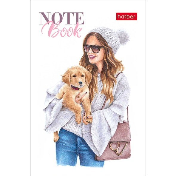 Блокнот А7 48л кл Happy time цветной блок Превью 1