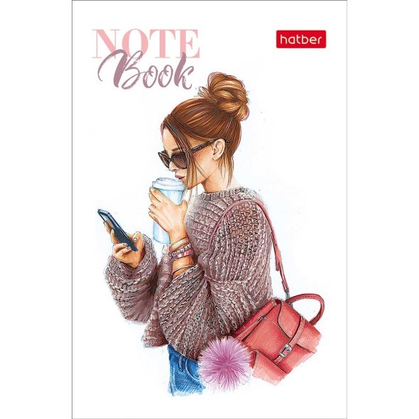 Блокнот А7 48л кл Happy time цветной блок Превью 3