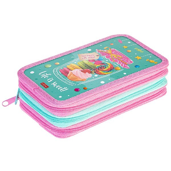 Пенал 3 отд пуст Hatber Сладкое настроение