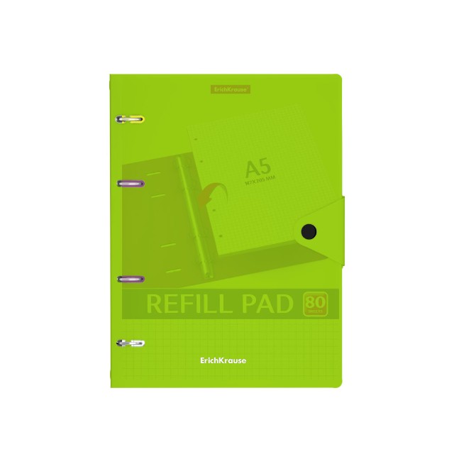 Тетрадь на кольцах пласт 80л EK Neon ассорти Превью 6