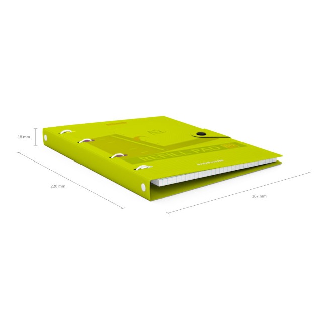 Тетрадь на кольцах пласт 80л EK Neon ассорти Превью 1