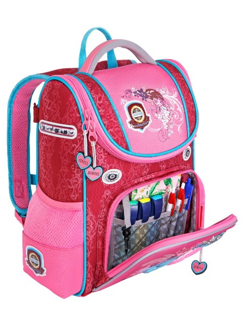 Ранец трансформер Across Единорог розовый + мешок, брелок Превью 4