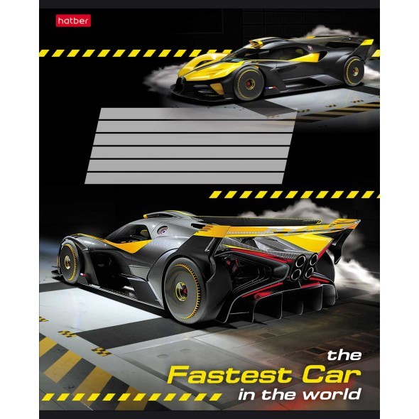 Тетрадь 18л клетка Я люблю гонки Превью 1