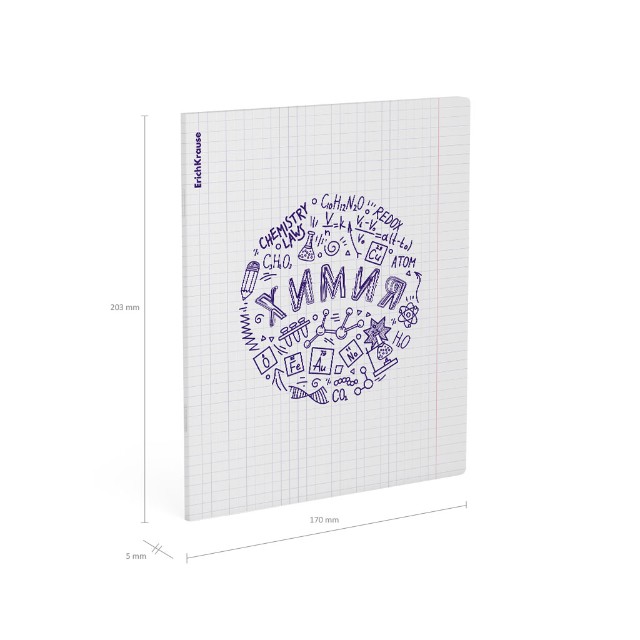 Тетрадь 48л кл темат Химия EK Chaos пластик обл Превью 2