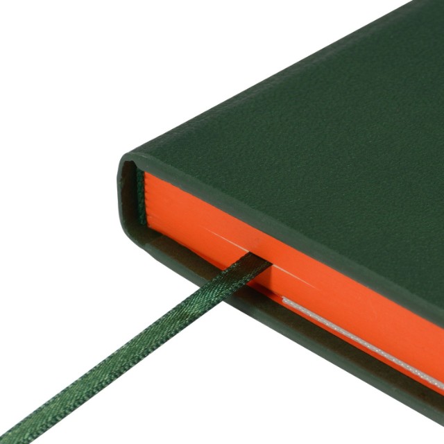 Ежедневник А5 BV Monaco на резинке зеленый недат Превью 5