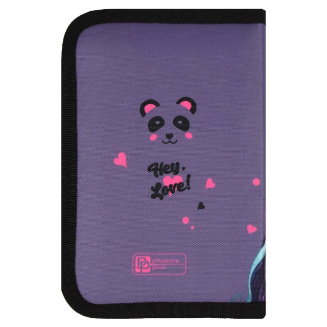 Пенал 1 отд пуст Девушка с пандой Превью 1