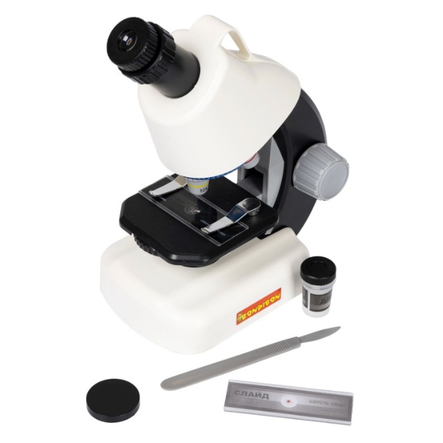 Набор для исследования Микроскоп (увеличение 100x,400x,1200x) с набором аксессуаров Превью 5