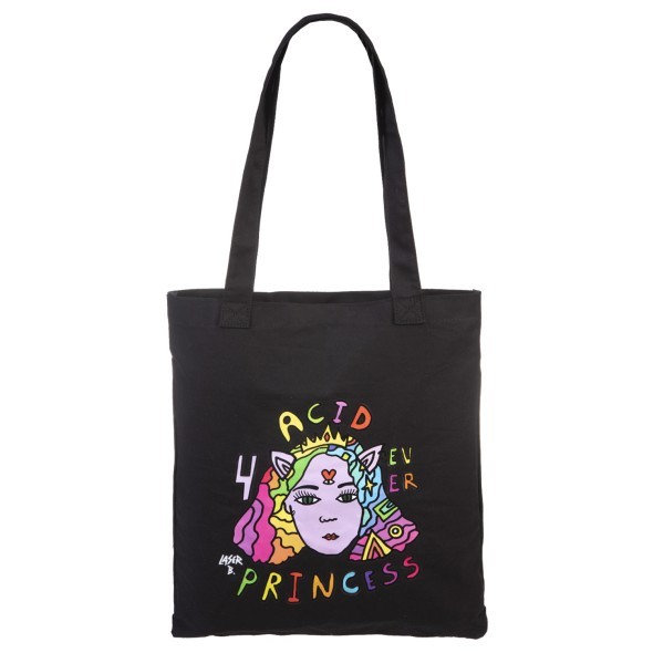 Сумка-шоппер Hatber Лазер Би с карманом 40Х36см хлопок