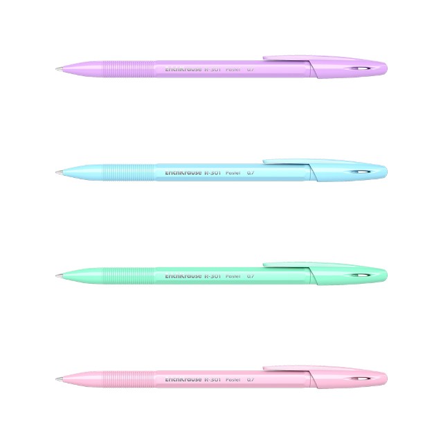 Ручка шариковая синяя EK R-301 Pastel Stick 0.7мм