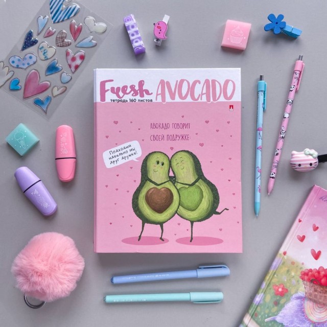 Маркер-выделитель розовый Превью 1