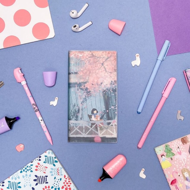 Маркер-выделитель розовый Превью 5