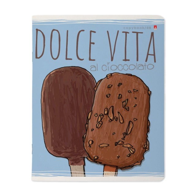 Набор подар BV Шоколадное настроение. Мороженое (две тетради и ручка в тубе) Превью 3