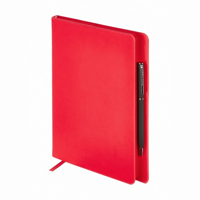 Ежедневник А5 BV Megapolis Magnet красный, в подар. коробке недат Превью 8