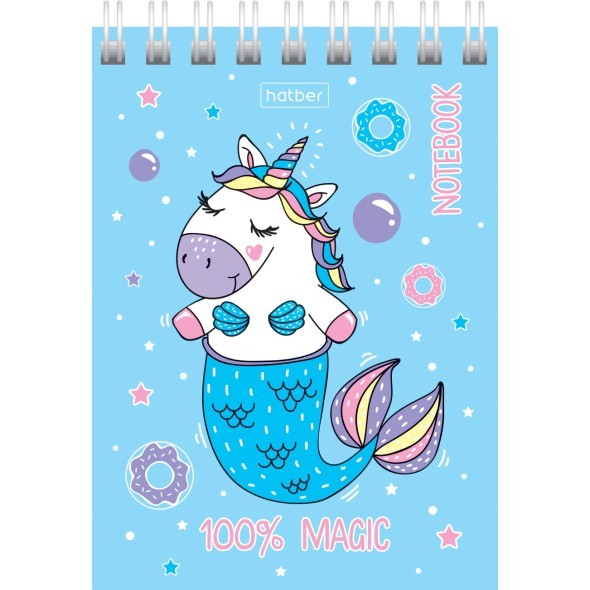 Блокнот А7 60л кл спир Это волшебство Превью 3