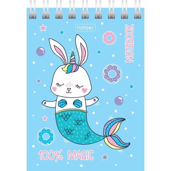 Блокнот А7 60л кл спир Это волшебство Превью 2