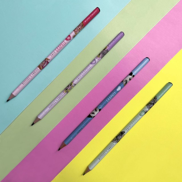 Карандаш ч/гр HB BV EasyGraphix Кот Британец принт б/ластика Превью 1