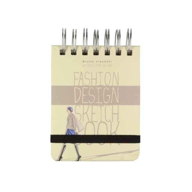 Скетчбук 100*130мм 120л BV Бежевый 100гр. на гребне (4 вида) Превью 6