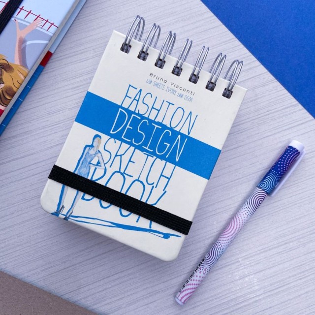 Скетчбук 100*130мм 120л BV Бежевый 100гр. на гребне (4 вида) Превью 11