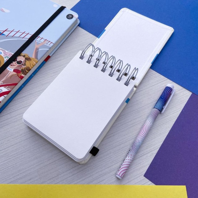 Скетчбук 100*130мм 120л BV Бежевый 100гр. на гребне (4 вида) Превью 1