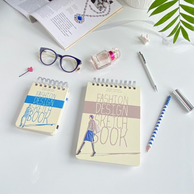 Скетчбук 100*130мм 120л BV Бежевый 100гр. на гребне (4 вида) Превью 12