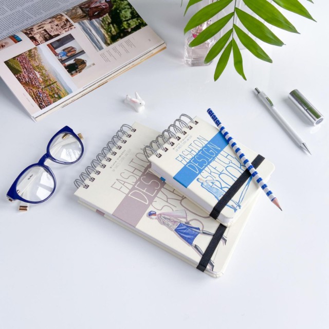 Скетчбук 100*130мм 120л BV Бежевый 100гр. на гребне (4 вида) Превью 7