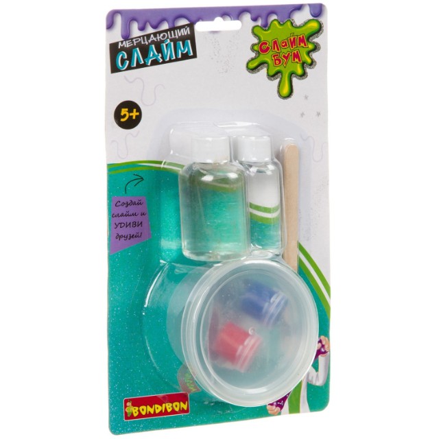 Набор для исследования СЛАЙМ БУМ Мерцающий слайм