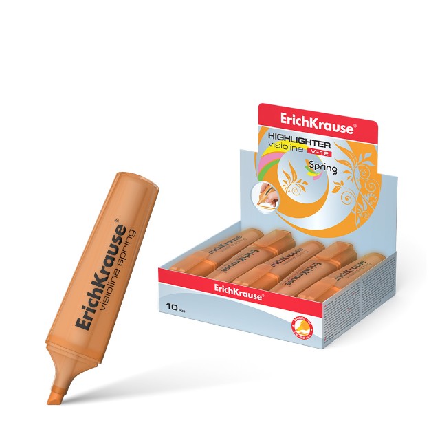 Маркер-выделитель оранжевый 0,6-5,2мм Visioline V-12mini