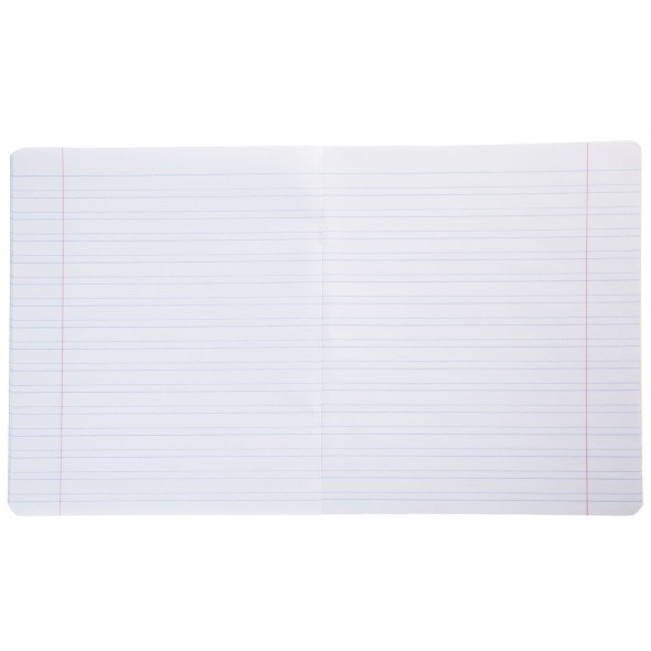 Тетрадь 12л линейка узкая Однотонная. Пастель Салатовая скругл. Превью 2