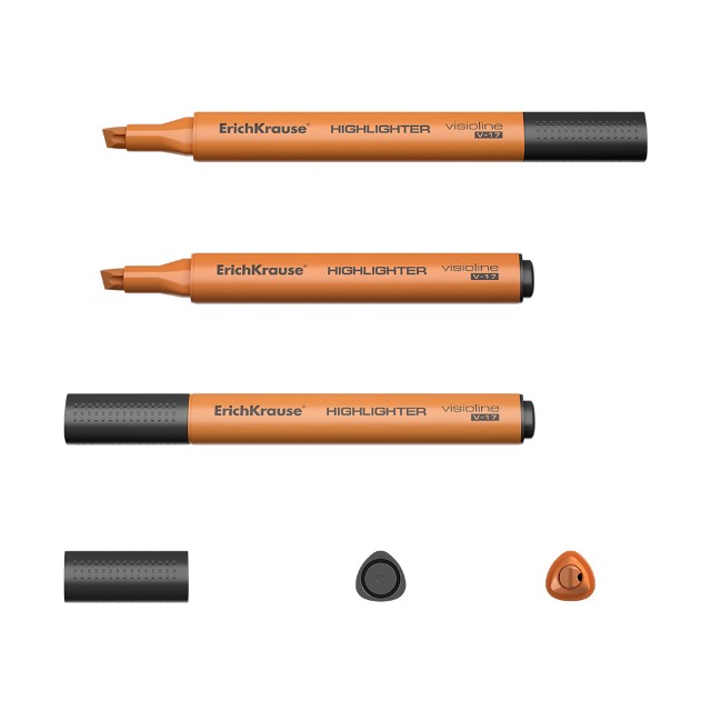 Маркер-выделитель оранжевый Visioline V-17 Превью 3