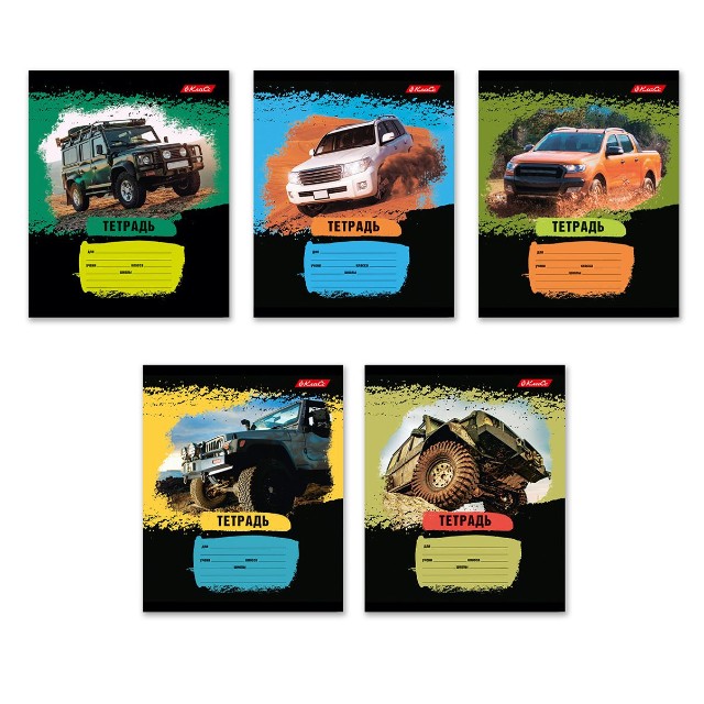 Тетрадь 18л клетка Джип-сафари Превью 0