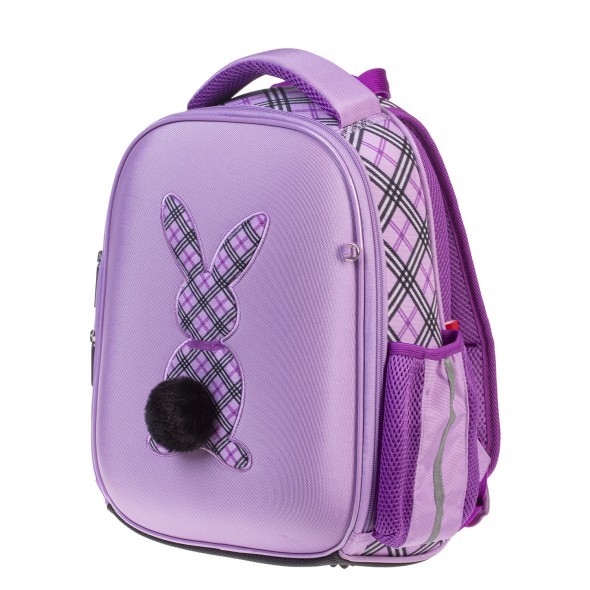 Ранец панцирный Hatber Модный зайчик светоотраж. 1 отделение 2 кармана и 1 потайн Превью 8