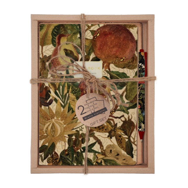 Набор подар BV Bloom Flowers. Tropical Fruits (две тетради и ручка)