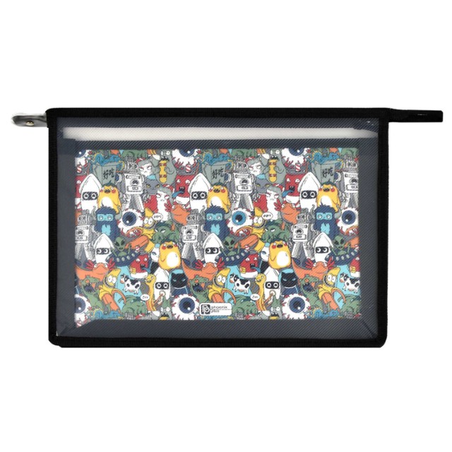 Папка для труда А4 на молнии 1отд Монстрики Превью 5