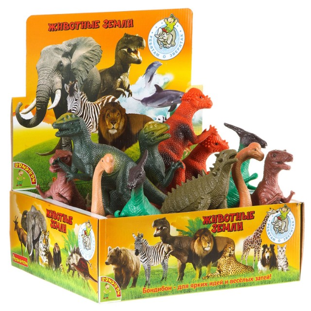 Набор Ребятам о зверятах Динозавры 10-13см 6видов