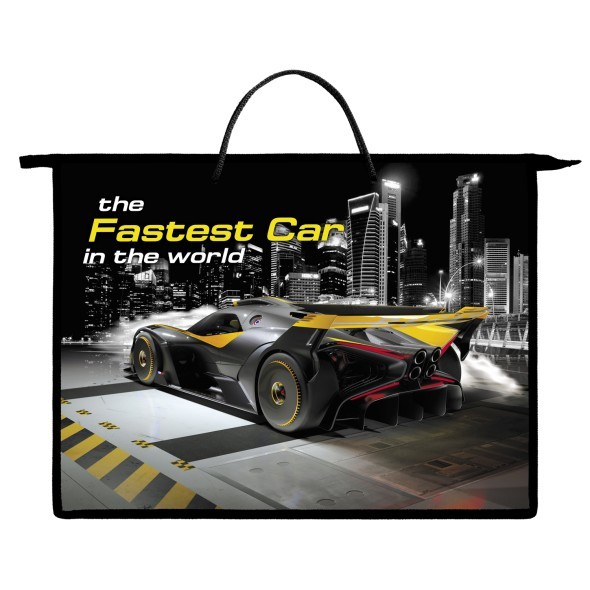 Сумка А3 пластик Hatber Скорость на молнии Превью 1