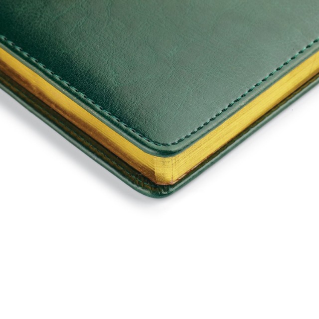 Ежедневник А4 Sidney Nebraska зеленый кожзам недат Превью 4