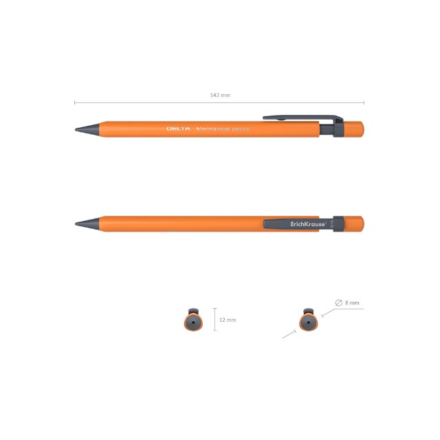 Карандаш мех. 0.5мм EK Delta с/ластиком Превью 5