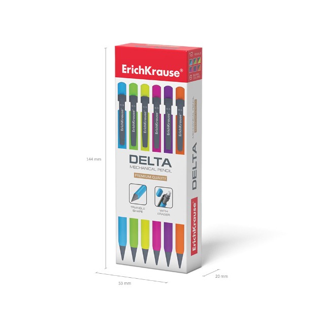 Карандаш мех. 0.5мм EK Delta с/ластиком Превью 1