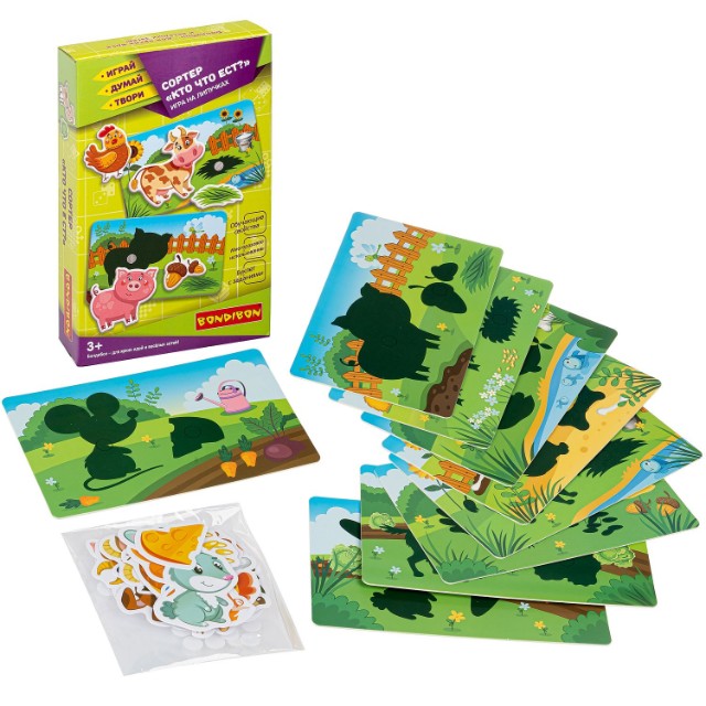 Игра Настольная Сортер Кто что ест? / на липучках Превью 6