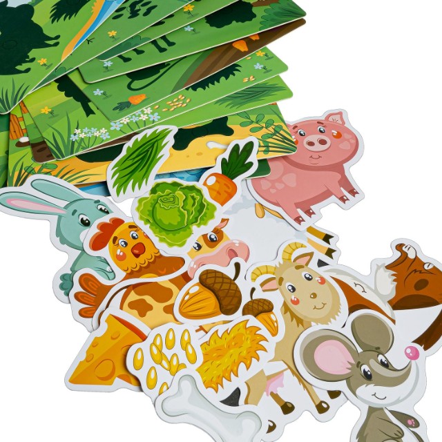 Игра Настольная Сортер Кто что ест? / на липучках Превью 8