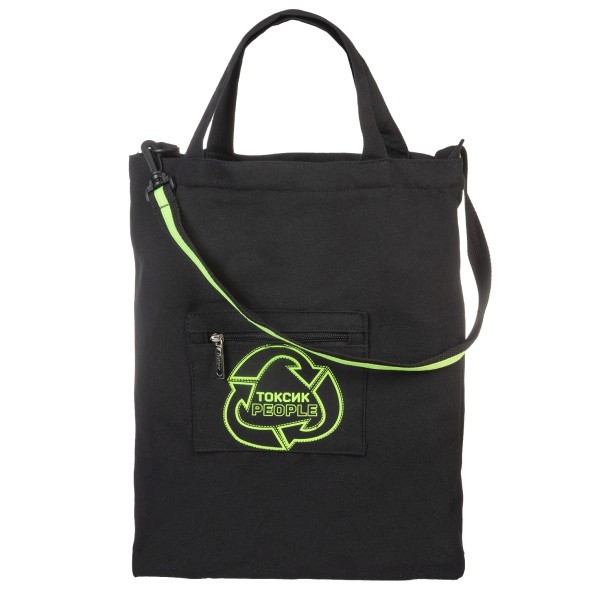 Сумка-шоппер Hatber Токсик (2 кармана)