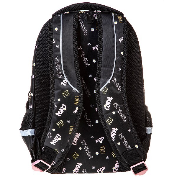 Рюкзак эргономич. Hatber Модная кукуруза черный 2 отделения 3 кармана Превью 1