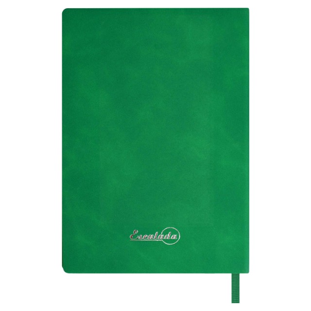 Ежедневник А6 2025г Escalada Бейбискин зелёный (кожзам Превью 1