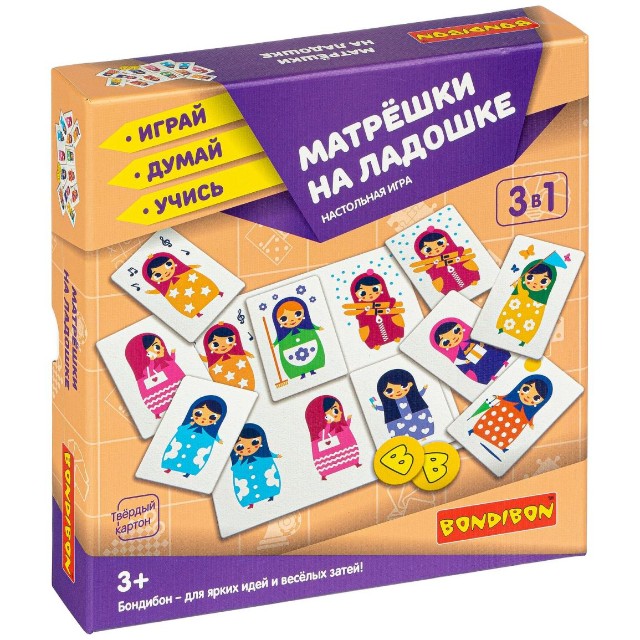Игра Настольная Матрешки на ладошке Превью 3